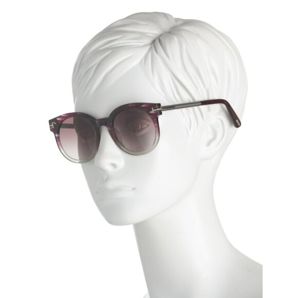 TOM FORD Violet 51mm Round Sunglasses - Picture 2 of 2